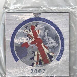 Sealed 2007 Royal Mint Brilliant Uncirculated Nine Coin Set . This 2007 set comes with card outer. All coins are in stock for despatch