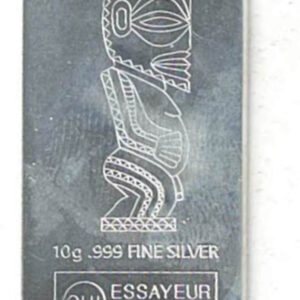 2012 Cook Islands Ten Gram Silver Bar. All of our silver bars have been pre-owned and are in stock. You are buying one silver bar.