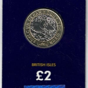 2018 Isle Of Man Hunt The Wren Two Pound Coin. The obverse features the portrait of Queen Elizabeth II facing right. All coins are in stock.
