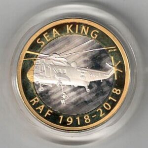 2018 Two Pounds Piedfort Silver Proof Coin. This double thickness coin was issued by the royal mint and includes the original box and certificate.