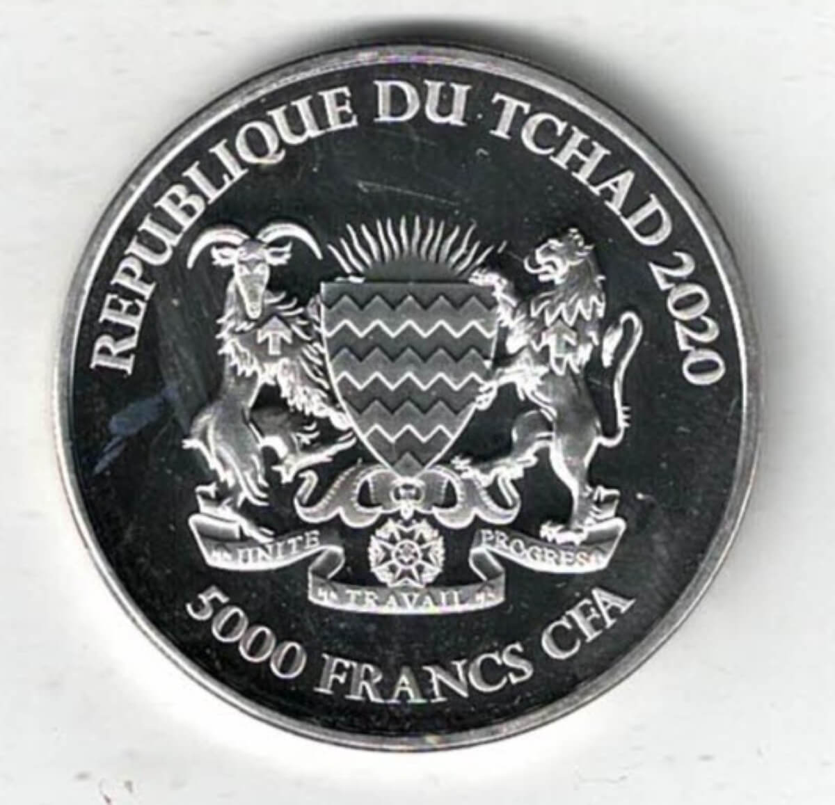 2020 Chad Silver One Ounce Buffalo Coin - Image 2