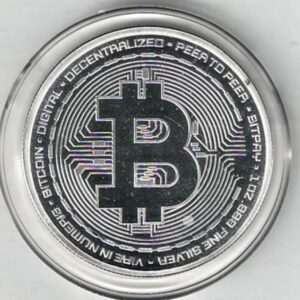 Bitcoin Silver One Ounce Round This round does feature a snake The round contains one ounce of .999 fine silver. All rounds/coins are in sto