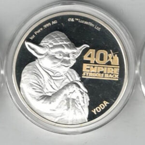 Boxed 2020 Cook Islands Star Wars Silver One Ounce Three Coin Set. These coins contain one ounce of 999 fine silver . All of our silver coins are in stock.