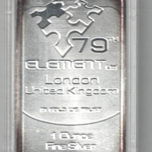 Element London One Ounce Silver Bar. All of our silver bars have been pre-owned and are in stock. This bar contains one ounce of 999 fine Silver