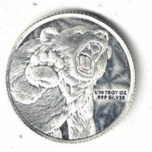 Golden State Mint Bull And Bear Silver Tenth Ounce Rounds. This round features a Bull and Bear. All coins are in stock for dispatch.