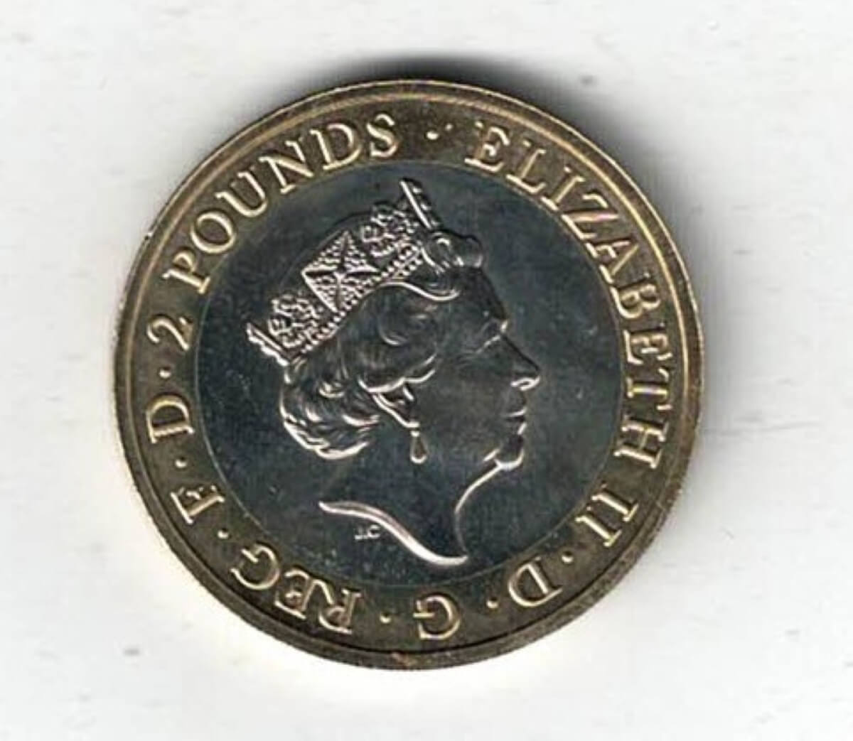 Loose 2019 Wedgwood Two Pound Coin - Image 2