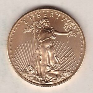 2011 Gold USA Half Ounce Eagle coin. Investment half ounce gold coin featuring Liberty on the Obverse. The Eagle on the Reverse.