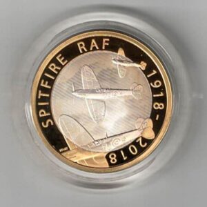 2018 Two Pounds Piedfort Silver Proof Coin. This double thickness coin was issued by the royal mint and includes the original box and certificate.