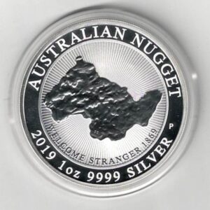 2019 Silver Australian Nugget Welcome Stranger One Ounce Coin