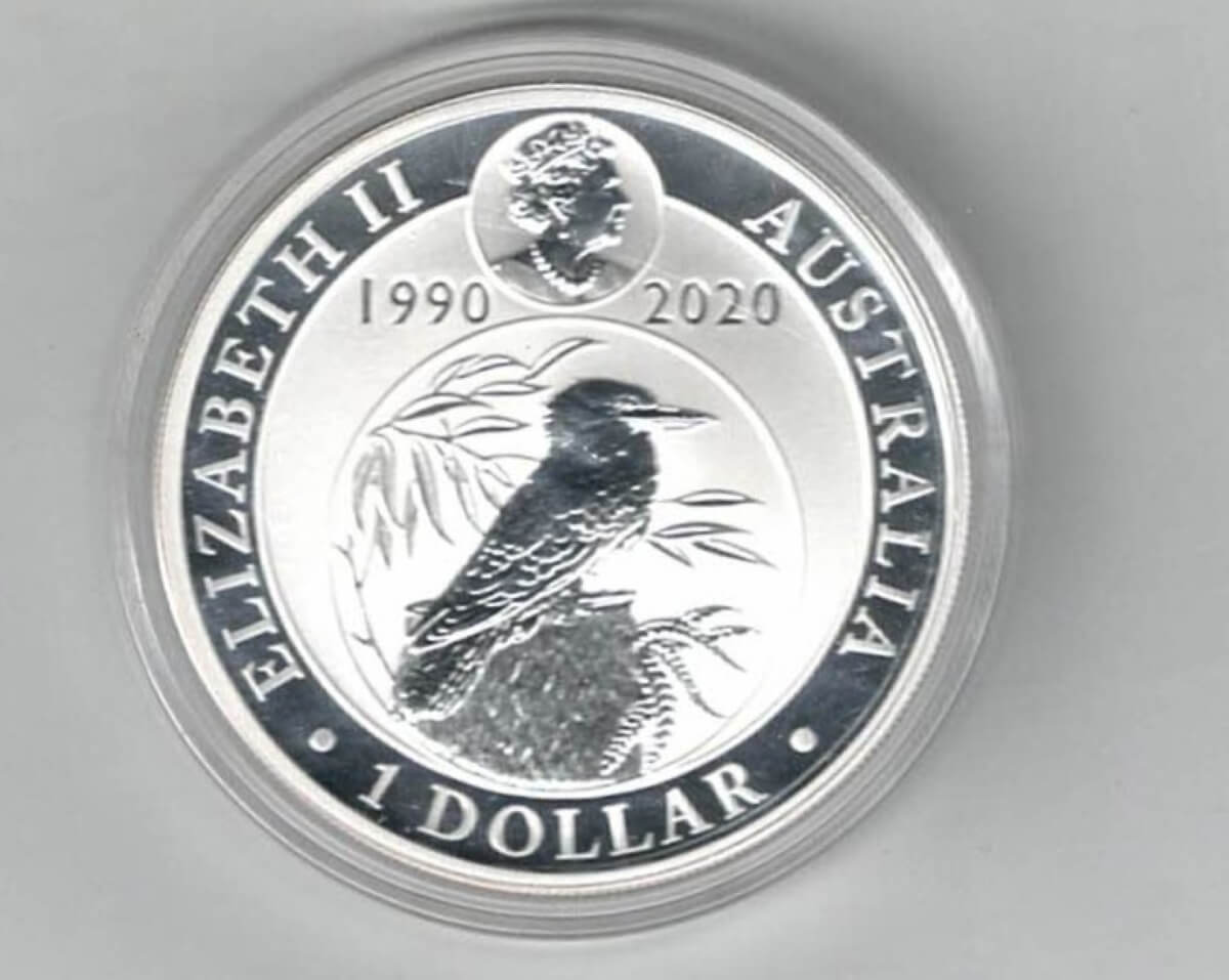2020 Anniversary Silver Australia One Ounce Kookaburra - Image 2