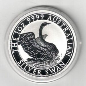 2020 Silver Australian One Ounce Silver Swan Coin. Elizabeth II is on the obverse, a Swan is on the reverse. All coins are in stock for dispatch.