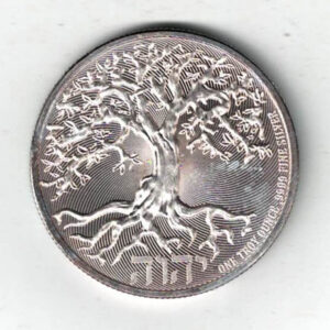 2020 Silver Niue One Ounce Tree Of Life Coin. Elizabeth II is on the obverse, The tree of life is on the reverse. All coins are in stock.