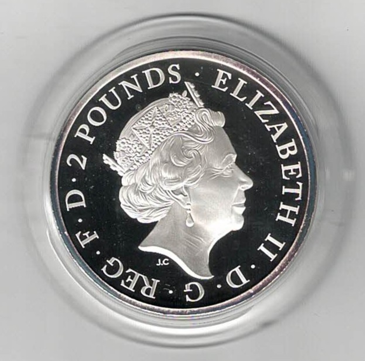 2022 Silver Proof One Ounce The Lion Of England - Image 2