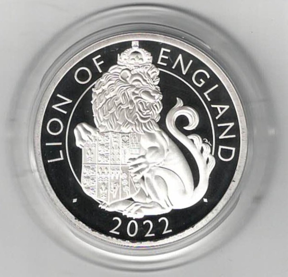 2022 Silver Proof One Ounce Lion Of England. The coin contains one ounce of 999 fine silver. All of our silver coins are in stock.