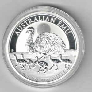 2025 Silver Australia One Ounce Emu Coin. The obverse features King Charles III facing left. with an Emu on the reverse. All coins are in stock.