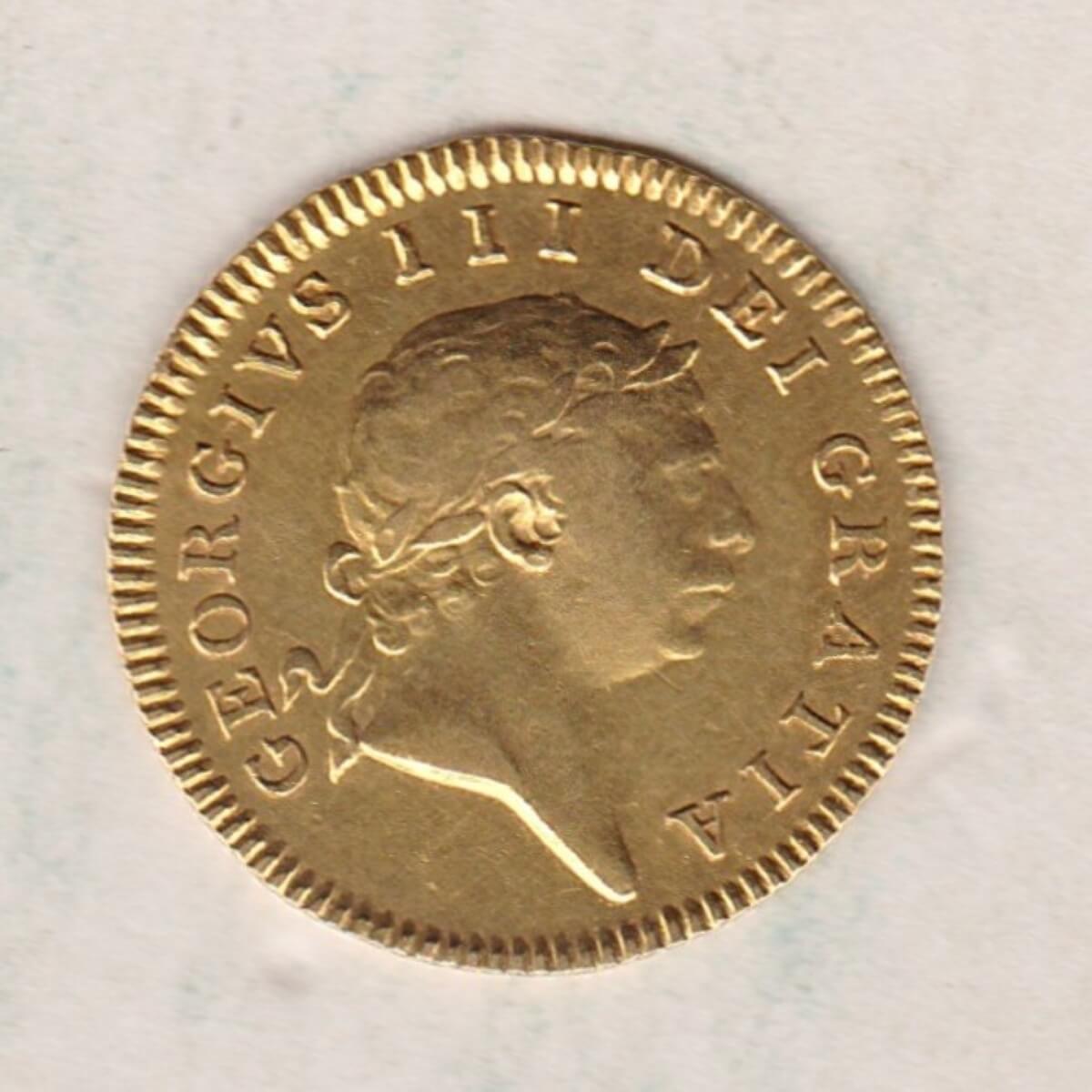 1804 Gold Half Guinea Coin - Image 2