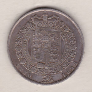 1823 Silver Halfcrown coin with King George IV on the Obverse. The reverse features the second crowned and Gartered shield of arms.