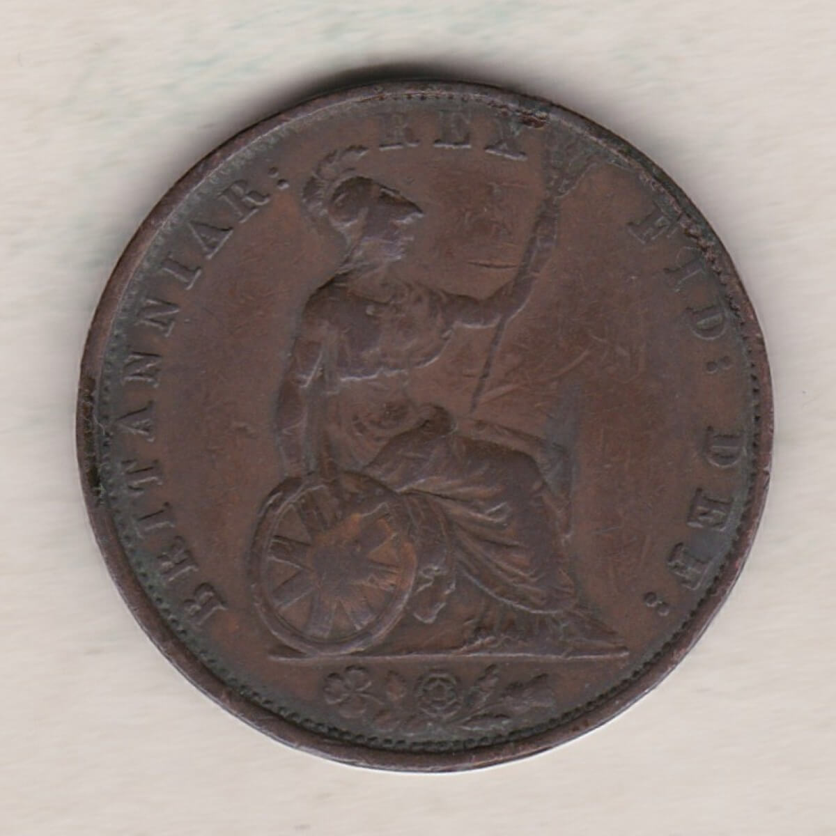 1834 Copper Halfpenny - William IV - Image 2