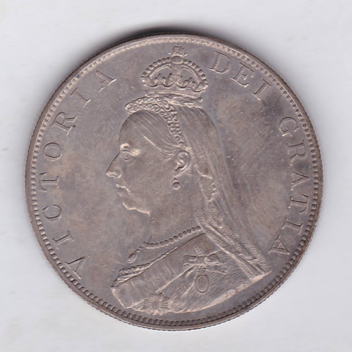 1887 Silver Double Florin Coin - Roman I - Image 2