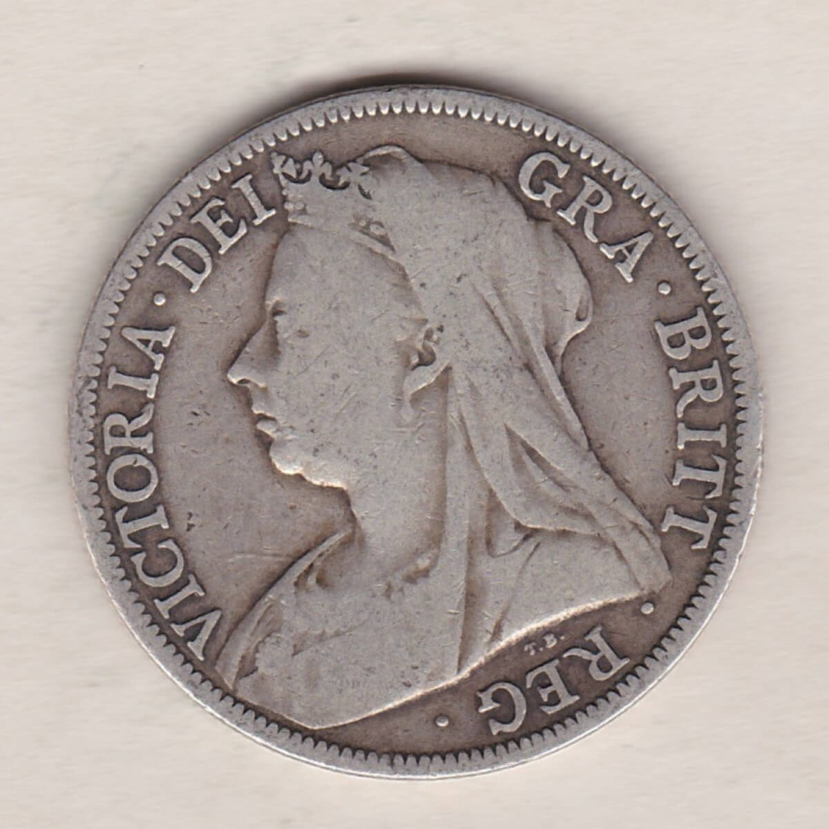 1898 Silver Halfcrown - Victoria Old Head - Image 2