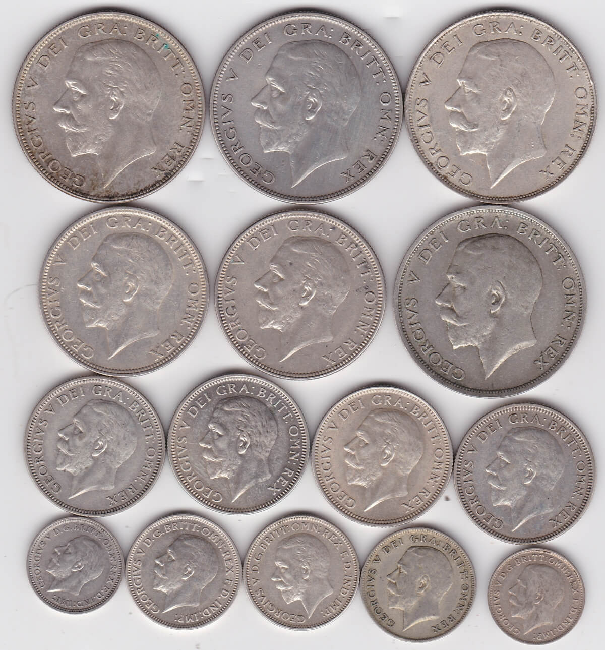 1920 To 1936 Fifteen Coin Silver Selection - Image 2