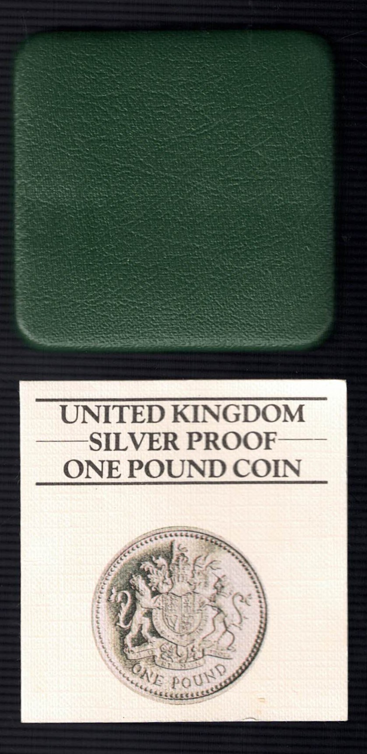 1983 One Pound Piedfort Silver Proof Royal Arms - Image 4