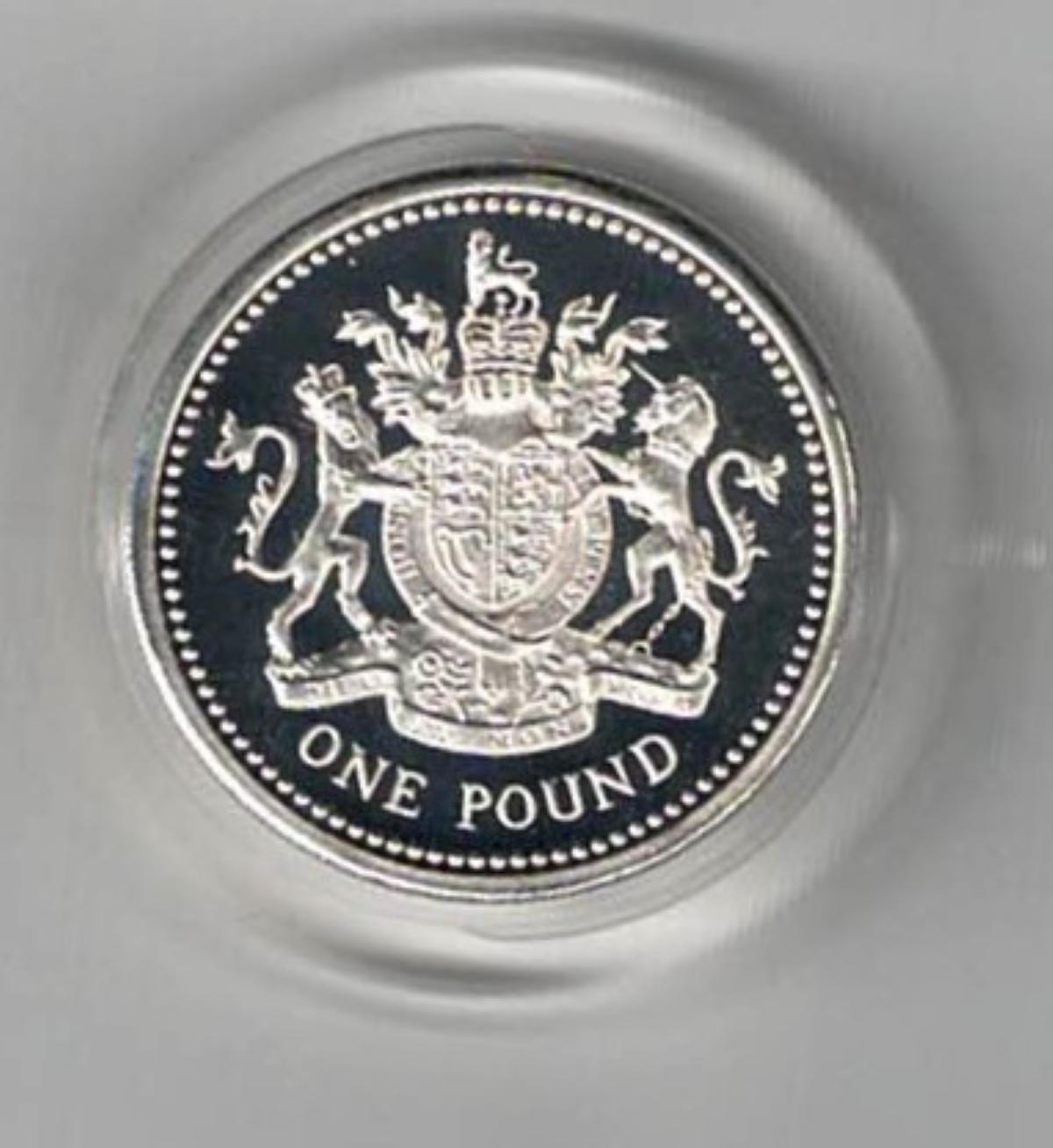 1983 One Pound Piedfort Silver Proof Royal Arms. This double thickness coin includes the original box and certificate. Ready for dispatch.1983 One Pound Piedfort Silver Proof Royal Arms. This double thickness coin includes the original box and certificate. Ready for dispatch.