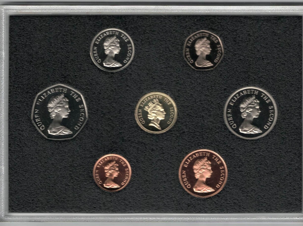 1987 Falkland Islands Coinage Seven Coin Proof Set - Image 2
