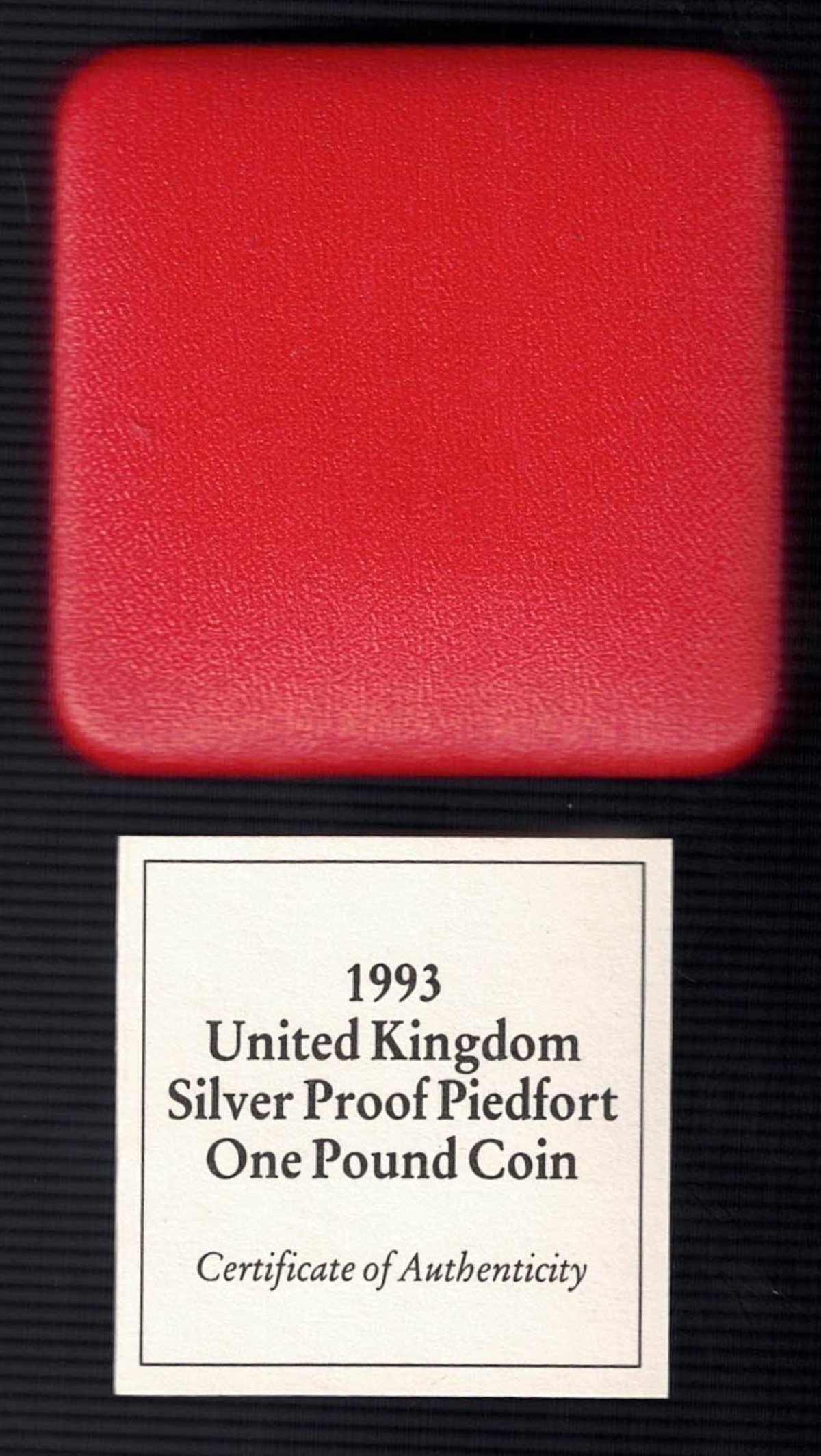1993 One Pound Piedfort Silver Proof Royal Arms - Image 4