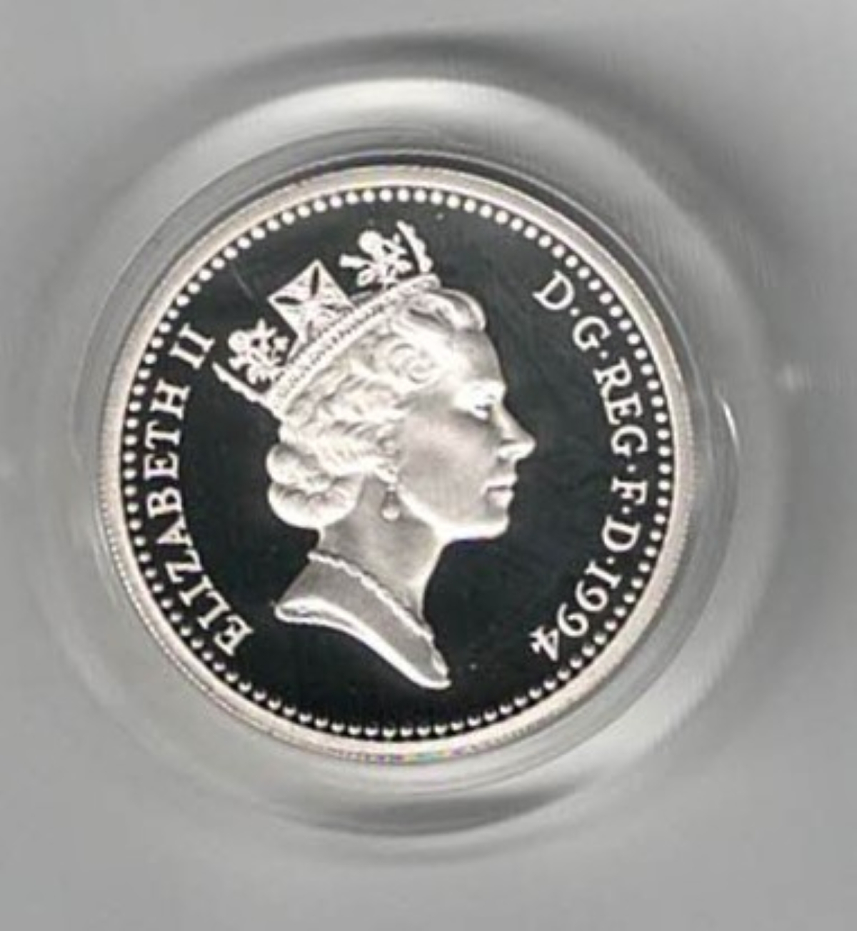 1994 One Pound Piedfort Silver Proof Scottish Lion - Image 2