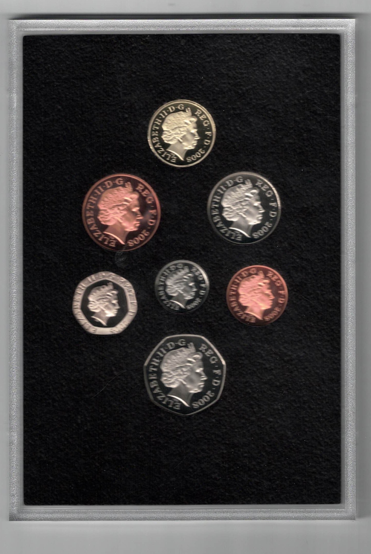 Boxed 2008 Seven Coin Proof Collection Royal Shield of Arms - Image 2