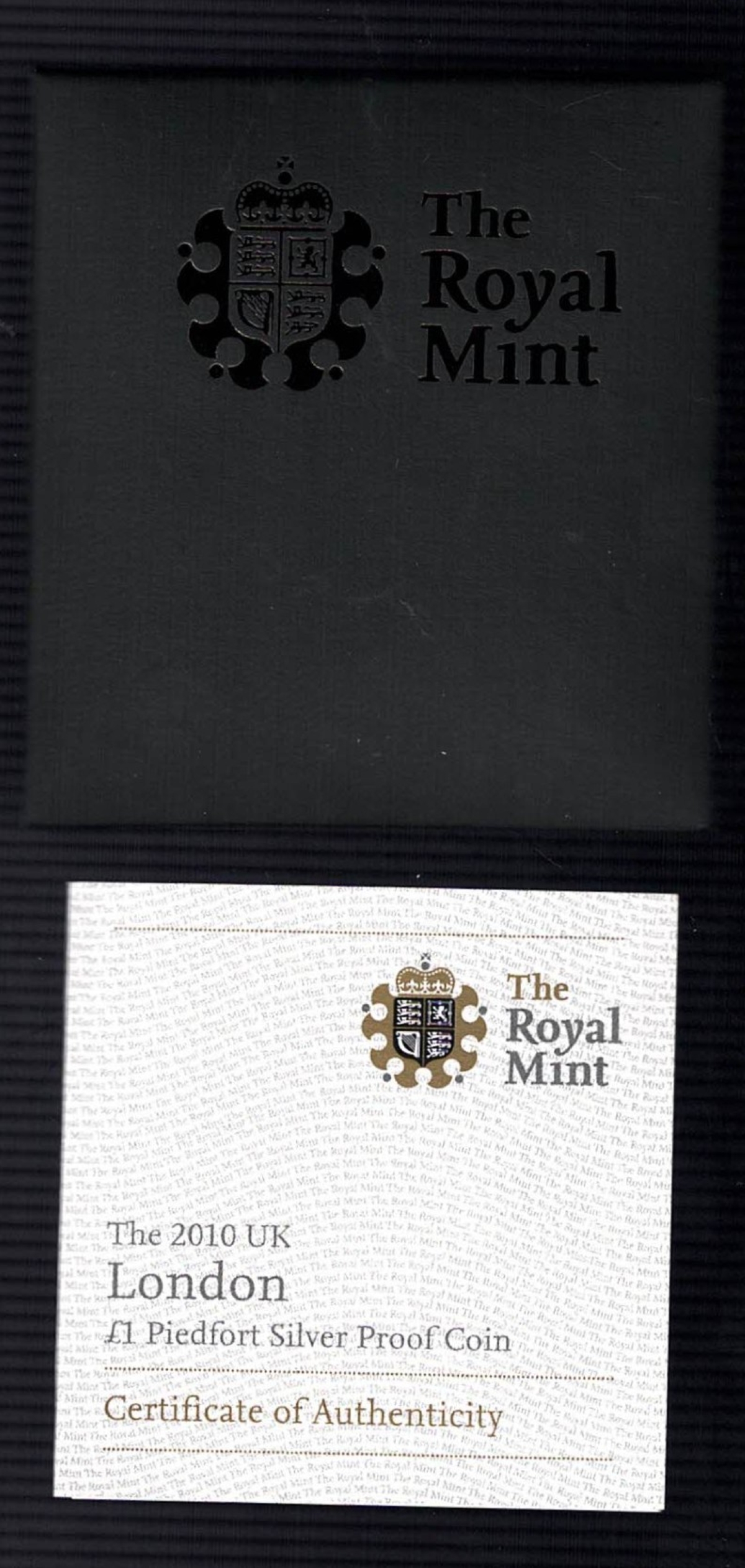 2010 One Pound Piedfort Silver Proof London - Image 3