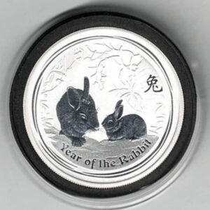 2011 Silver Australia Half Ounce Year Of The Rabbit Coin. This coin contains half an ounce of fine silver. All of our silver coins are in stock.
