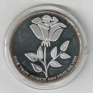 2012 Silver One Ounce Round English Rose. All of our silver coins/rounds have been pre-owned and are in stock for dispatch. You are buying one round.