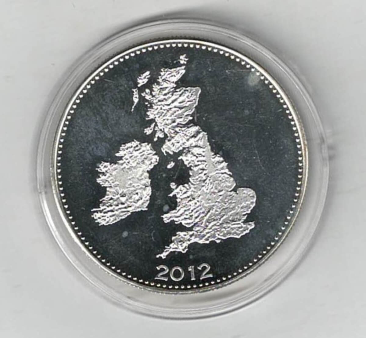 2012 Silver One Ounce Round English Rose - Image 2
