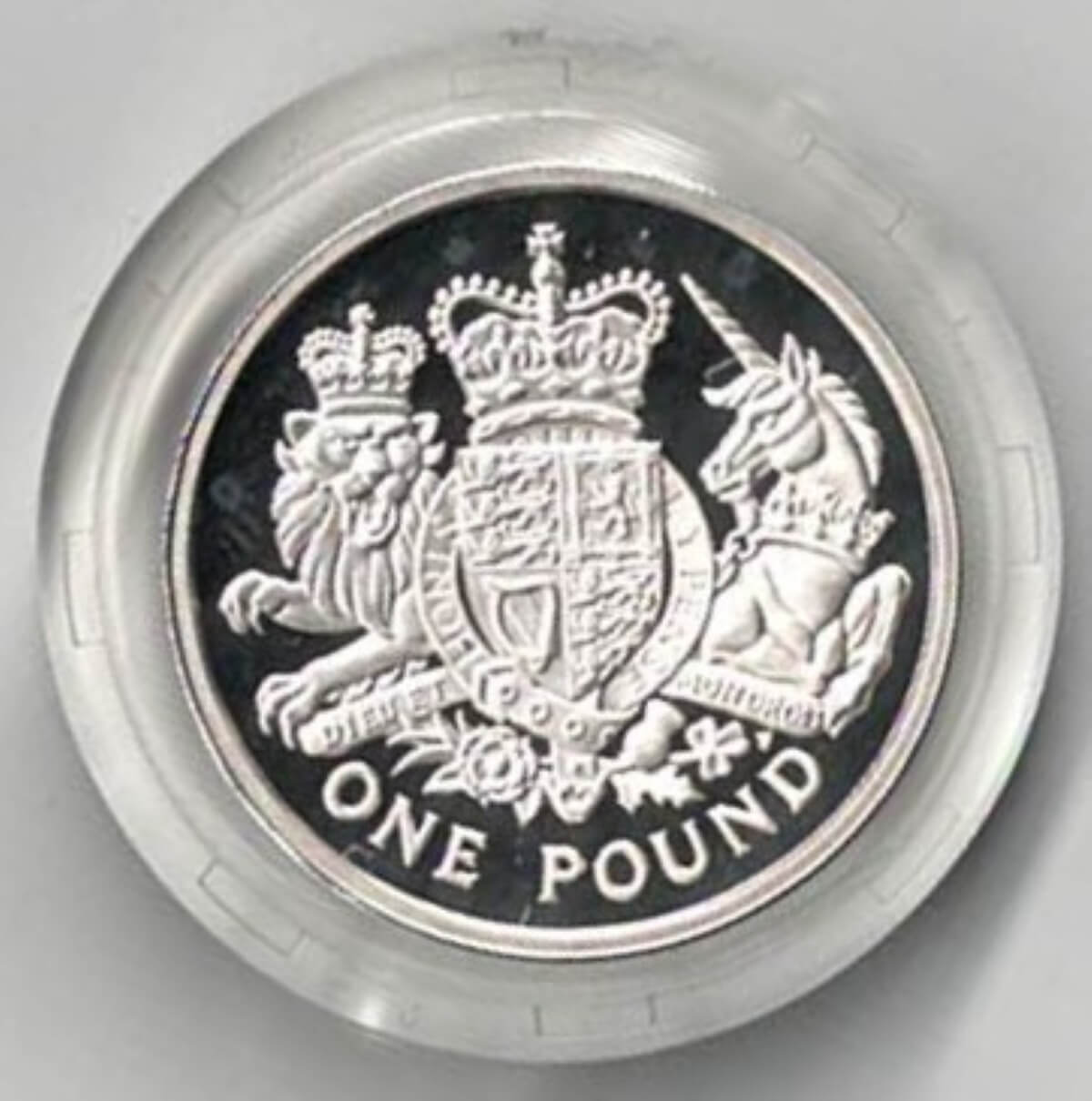 2015 One Pound Silver Proof 'A Heraldic Celebration'. Silver proof one pound coin. All coins in stock and ready to despatch.