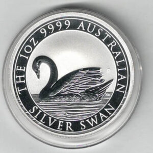2017 Silver Australian One Ounce Silver Swan Coin. Elizabeth II is on the obverse, a Swan is on the reverse. All coins are in stock for dispatch.