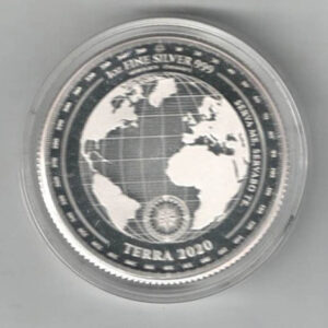 2020 Tokelau Silver One Ounce Terra Coin. The coin contains one ounce of 999 fine silver . All of our silver coins are in stock.