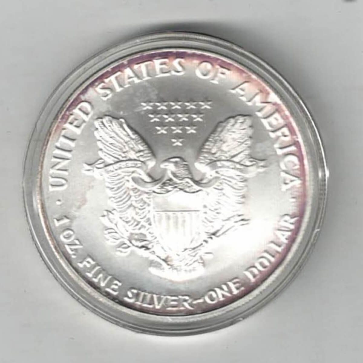 Boxed 2004 Silver USA One Ounce Eagle Colourised MLB Ken Griffey JR Coin - Image 2