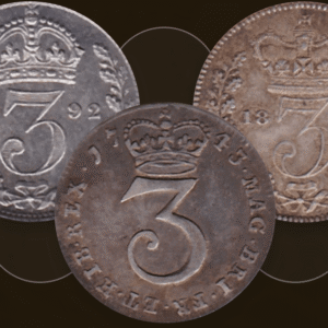 British Maundy Threepence Coins