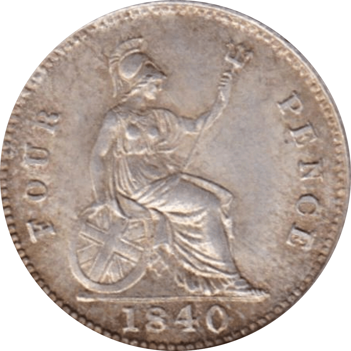 British Silver Fourpence Coins