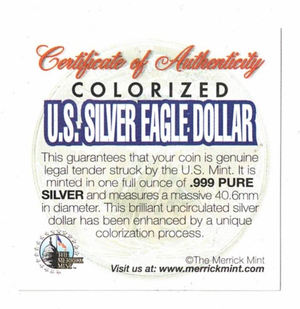 Boxed 2007 Silver USA One Ounce Eagle Colourised Freedom Tower Coin - Image 2