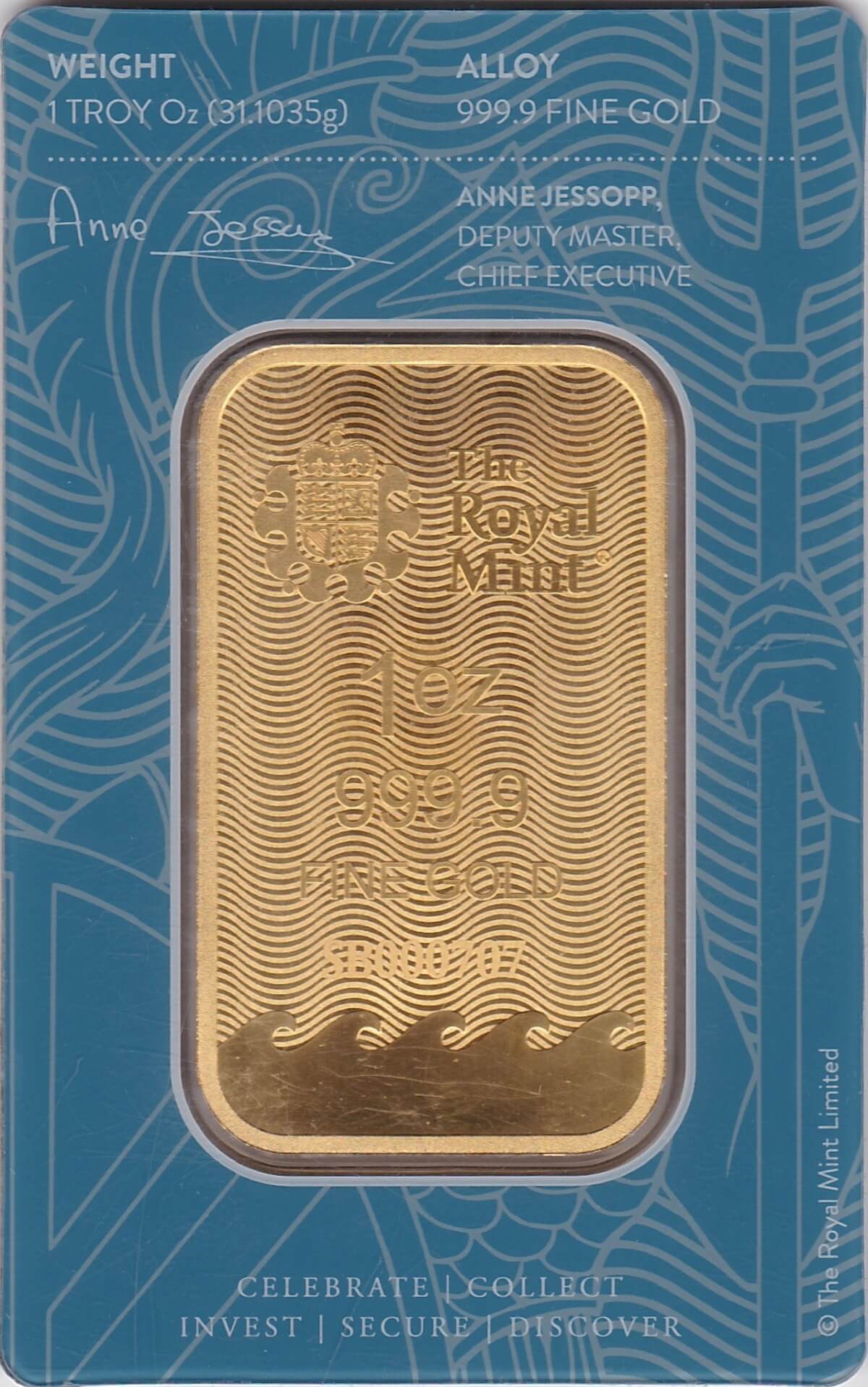 Britannia One Ounce Gold Bar - Royal Mint - Image 2