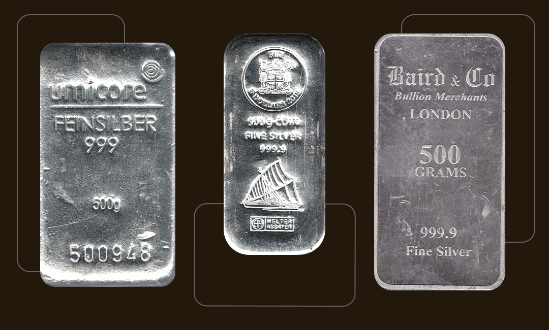 Silver 500 Gram Bars