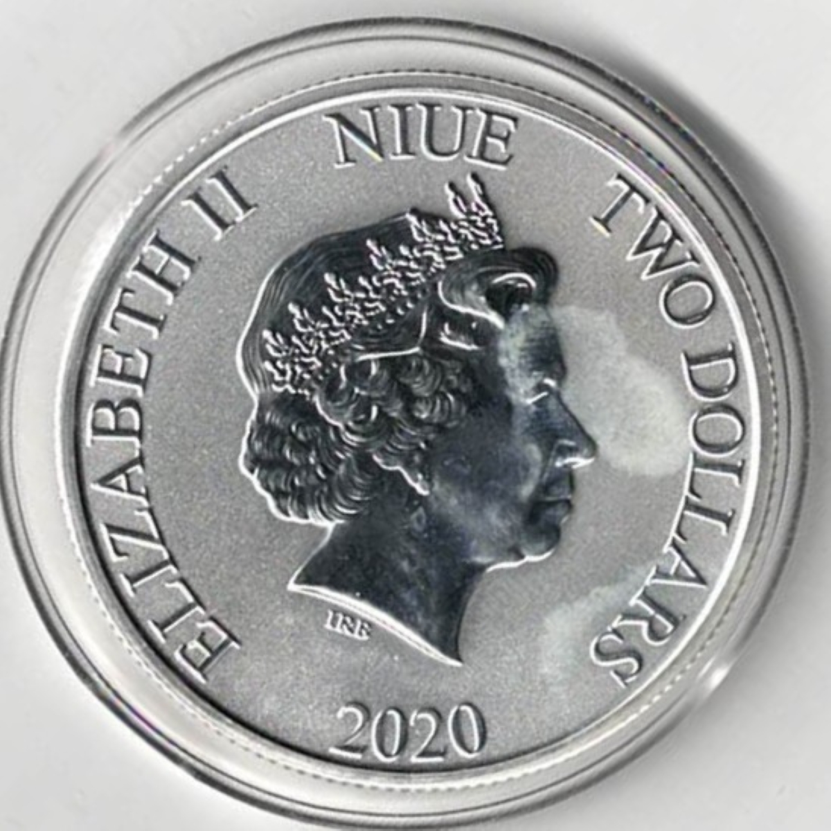 2020 Silver Niue One Ounce Star Wars Boba Fett - Image 2