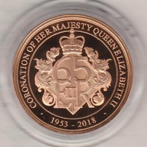 2018 Isle Of Man Gold Proof One Pound. This coin was struck in 22 carat Gold and weighs approx. 7.98 grams. This coin comes with a box and certificate.