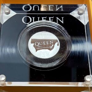 Boxed 2020 Royal Mint Queen Half Ounce Silver Coin. This coin contains half an ounce of .925 sterling silver. All of our silver coins are in stock