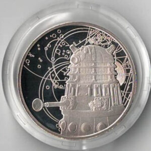 2009 Silver Proof Medal Dr Who Dalek, design struck in 925 silver, in presentation box with certificate. In stock and ready to despatch.